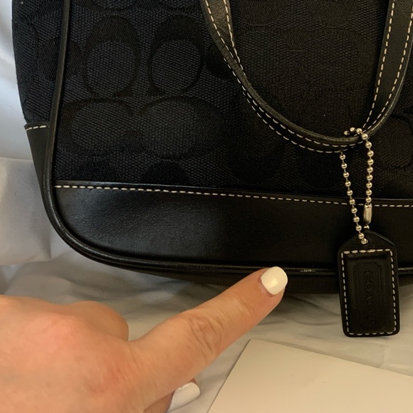 Coach Signature Collection Black Bag - Picture 8 of 17